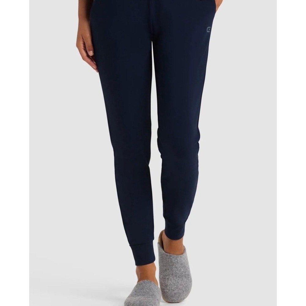 Cozy Earth Bamboo Joggers Womens Small S Navy Blue Soft Tapered Sweatpants NWT